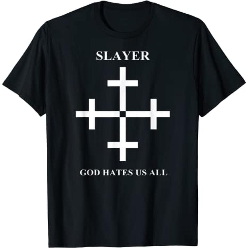 Slayer God Hates Us All Cross T Shirt